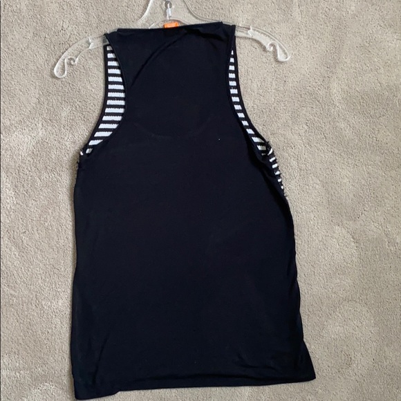 Joe Fresh Lurex/Sequin Striped Tank Top - Picture 7 of 7
